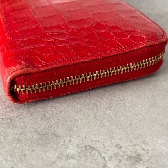 MIU Miu St. Cocco Lux Portaf in Rosso / Red - Picture 8 of 16